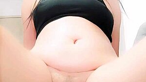 Younger stepsister records porn video for the internet while sitting on big thick cock, bouncing and cumming in orgasm.