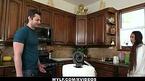 Stepmom Rewarding Helpful Stepson With A Hard Fuck In Bikini And Blowjob Action