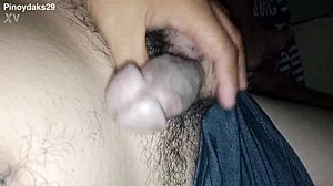 my hairy natural cock gets hard for homemade handjob