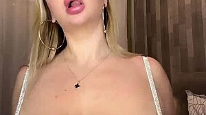 Big natural tits bounce wildly during intense fucking. The juicy boobs make her moan loudly in pleasure.