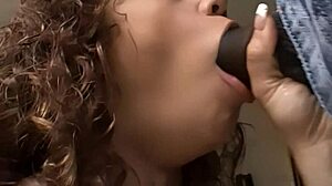 Destiny 18+ Summers tight twat sticks to black dick during cowgirl riding and doggystyle bent over in lingerie fishnets heels.