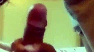 Spit on that dick! Loving sucking my boyfriend's cock while everyone watches