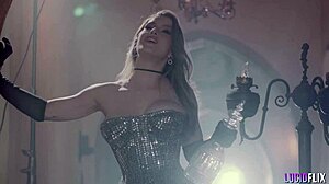 LucidFlix behind the cameras eye with Octavia Red blonde big natural tits riding cowgirl blowjob doggystyle muscular sex