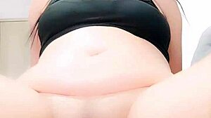 Younger stepsister records porn video for the internet while sitting on big thick cock, bouncing and cumming in orgasm.