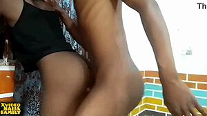 Raw ebony african hardcore fuck with black big cock xxx video homemade black porn!