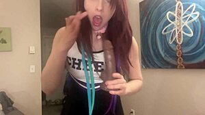 Hey check me out sucking this huge bbc with my tight young body