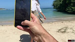 i asked a stranger to take a photo of me on the beach and he fucked me in hotel and came on my face - cumwalk