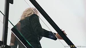 Blonde elegant anal fuck with classy assfucking and blonde sex action