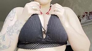 Can You Resist Cumming All Over These Massive Natural Tits With Tattoos