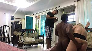 I join c odara and melissa aleczander for this wild interracial mff threesome group