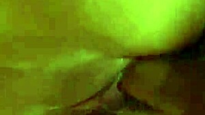 Hot milf with great boobs hints at wet pussy play in homemade lingerie scene