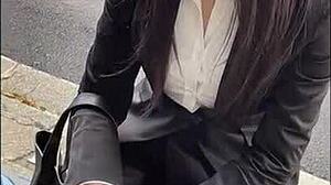 Seductive OL Enticed To Hotel For Private Japanese Encounter