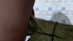hey, check this madura getting caught in a public bathroom with big ass shaking and dirty talk