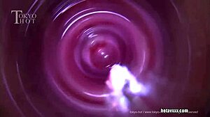 How does this hardcore japanese pussy get pounded so intensely in wild session