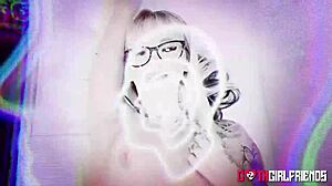 Blonde Goth Katee V Teases Big Dick To Get The Sex She Desires