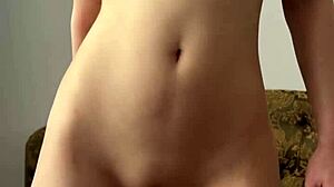 I'm so horny when I film myself fingering my shaved pussy with dildo for you maiskii