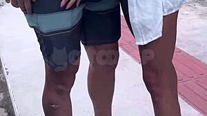 Watch This Safada Wife Get Bent Over and Fucked by Black Lover in the Street and Car While Cuckold Films!