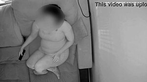 Caught Wife Masturbating Intensely To Porn While Away