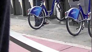 Helena Price flashes her hairy pussy in public upskirt while feeling excited and exposed as voyeur wife.