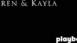 Hot Babe Massages Sexy Milf in Lingerie While Cougar Strips Down