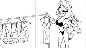 Charlie x Vaggie Hide Away Obsession Animatic in Hotel Setting Animation