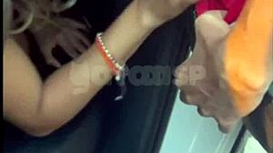 Watch This Safada Wife Get Bent Over and Fucked by Black Lover in the Street and Car While Cuckold Films!