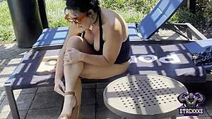 Stacxxxs Presents A Day At The Pool With Hawaiian Angel In Interracial Bareback Cougar Creampie