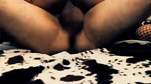 i'm pounding my friend's sister hard in lingerie and stockings from pov with wet pussy action