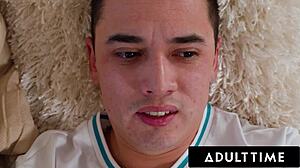 adult time tells the story of milf therapist reagan foxx fucking her jealous stepson to cure his stepmommy fetish