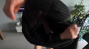 it's so exciting to touch my wet pussy in front of you until you spit milk on this little bitch girlfriend