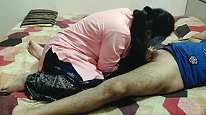 indian village quickie with old boyfriend fast pussy fuck creampie homemade rough doggystyle