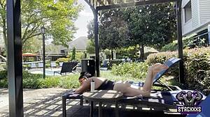 Stacxxxs Presents A Day At The Pool With Hawaiian Angel In Interracial Bareback Cougar Creampie