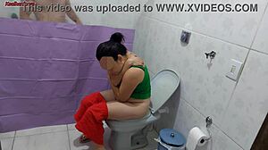 Stepmom Hangs Curtain In Bathroom Just To Watch Stepson Shower