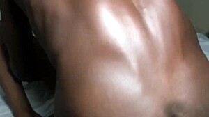 Horny teen 18+ with big natural tits and cute ass gets her creamy pussy drilled hard by black cock!