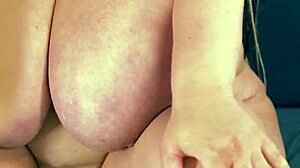 My busty stepmom teaches female body details then eases my tension with fingering and huge saggy tits.