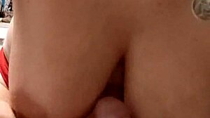 real homemade clip shows a milf with big natural tits teasing and cheating on her husband with stepbrother.