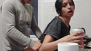 stop cooking now let's have some quick passionate time together in the kitchen