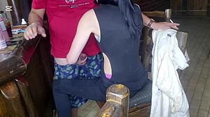 Pussyjob Standing Sex With Stepsis! Just The Tip Action!