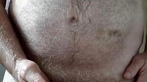 Rustyas1 Happy Hairy Big Belly Me Masturbating Of Course