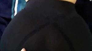 how does this college amateur girl handle dirty doggystyle fucking?