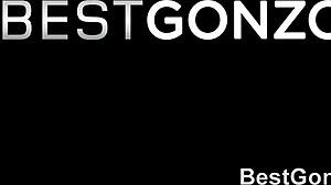 Teasing With Shaved Pussy And Big Natural Tits In Outdoor Poolside Threesome Blowjob Fun