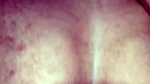 Feeling so passionate riding that big cock in missionary with homemade squirting and cum on tits from indonesian blonde