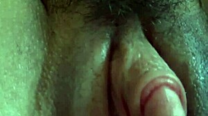 Milf enjoys anal assfucking and masturbating her giant clitoris with handjob.