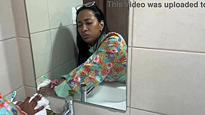 Freeuse stepmom stepson tired of masturbating turns to submissive stepmom Leyne Rodriguez for couple sex