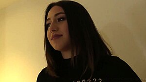 Big titty brunette Corra gets fucked and facialed on camera for her first time 😈🍆💦