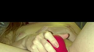 oh wow, this cute blonde has a close-up intense orgasm, masturbating and using toy on her wet pussy after bath 😍