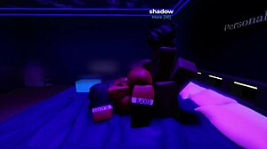 Hey, who's this black slut getting pounded by a massive cock in Roblox?