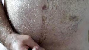 Rustyas1 Happy Hairy Big Belly Me Masturbating Of Course