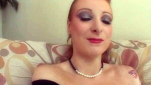 britney manson is this redhead with creamy white skin. she's totally down to fuck in fishnets lingerie with blowjob and creampie.