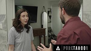 pure taboo casey calvert accepts sex offer from big dick stranger to cure postpartum depression with rough interracial fucking bent over in doggystyle and blowjob